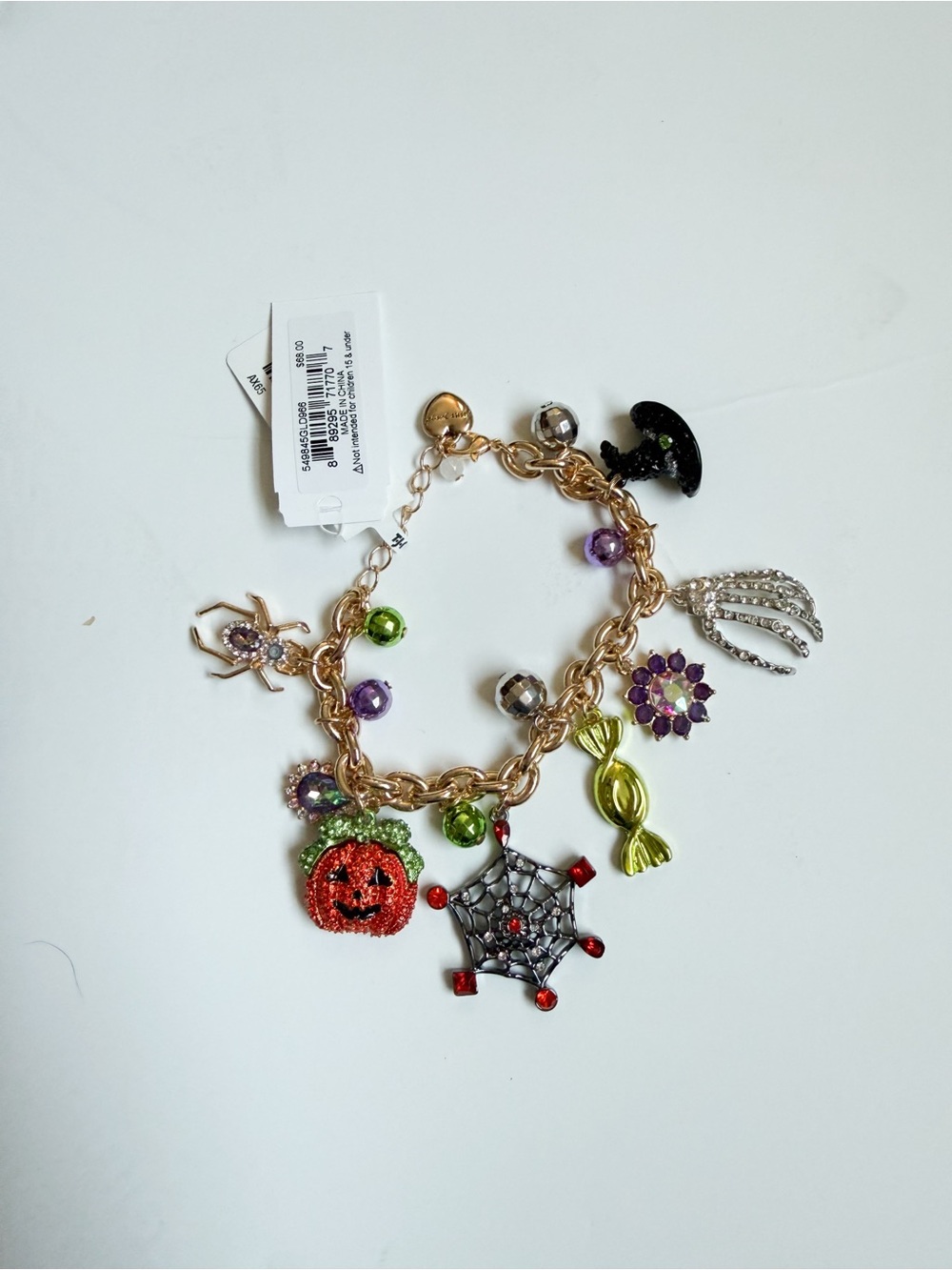 Betsy Johnson Halloween Charmed Braclet